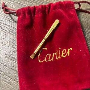 SOLD ❌Cartier Red Velvet Dust Pouch